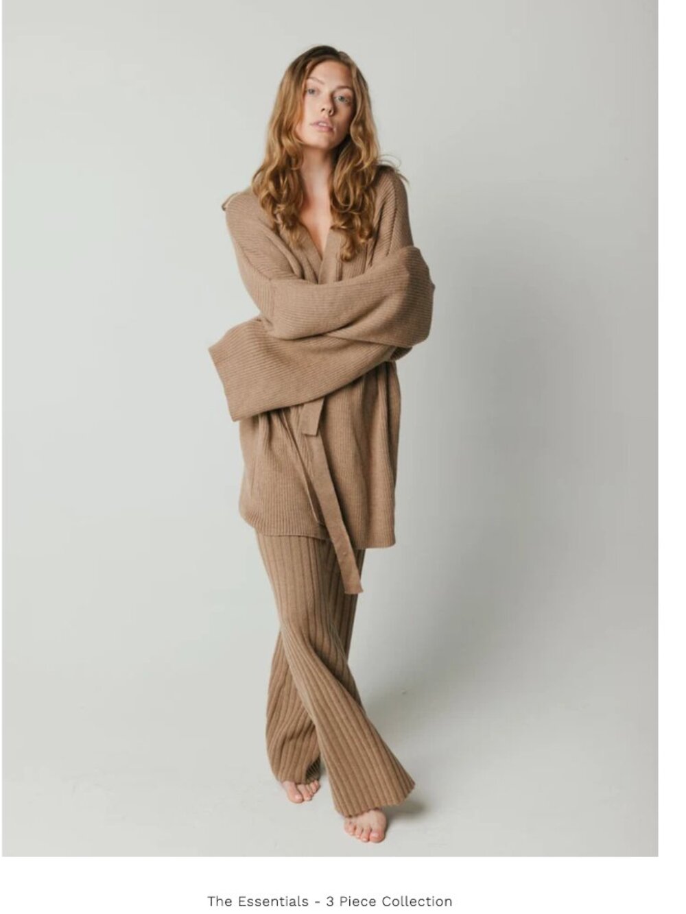 Her the Label Essentials Set in Brulee (NWOT) retail 2175